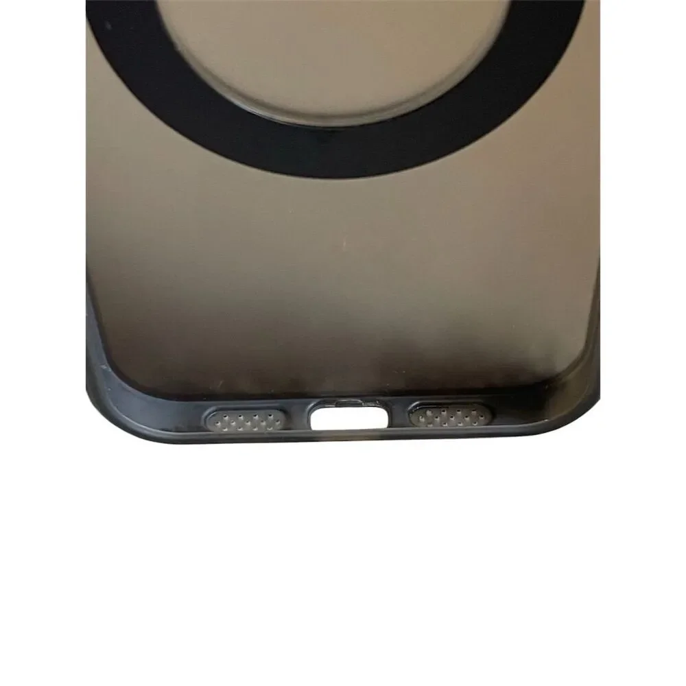 iPhone 12 Pro Max Case Black w/ Ring Stand & Lens Protection